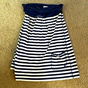 Abercrombie & Fitch stripped blue and white salior dress L